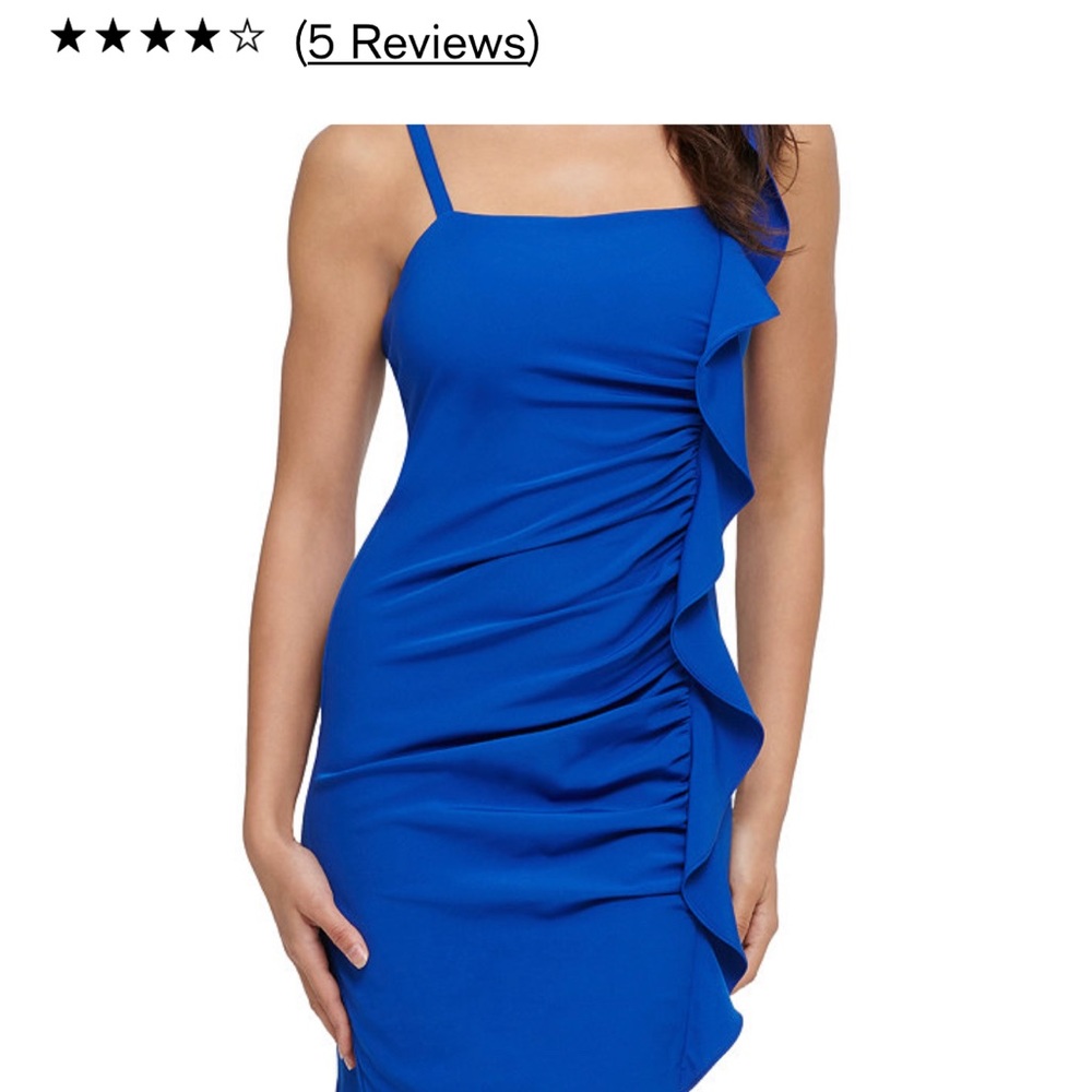 Guess Ruffled bodycon dress, size 6